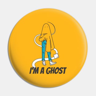 I'm a Ghost (Transparent Ghost Edition) Pin