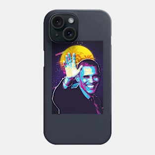 retro 80s barack obama Phone Case