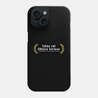 Falsa Est Fiducia Formae - Confidence In Appearance Is False Phone Case