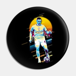 Phill Foden Football Player Pin