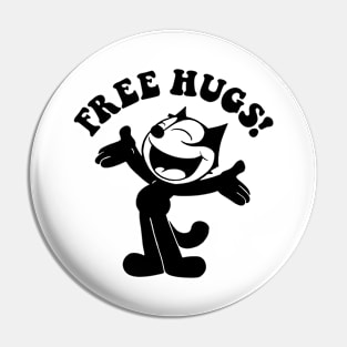 FELIX THE CAT - Free hugs Pin