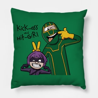 Kick-Ass and Hit-Girl Pillow