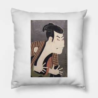 Japanese Art Print: Kabuki Actor Otani Oniji III as Yakko Edobei Pillow