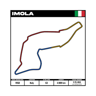 formula one circuit imola - formula one track - formula 1 track T-Shirt