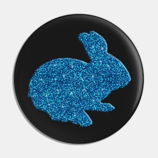 Cute Blue Bunny Rabbit Pin