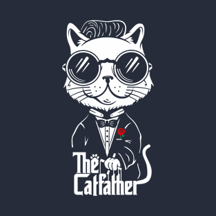 Vintage cat the godfather Funny cat T-Shirt