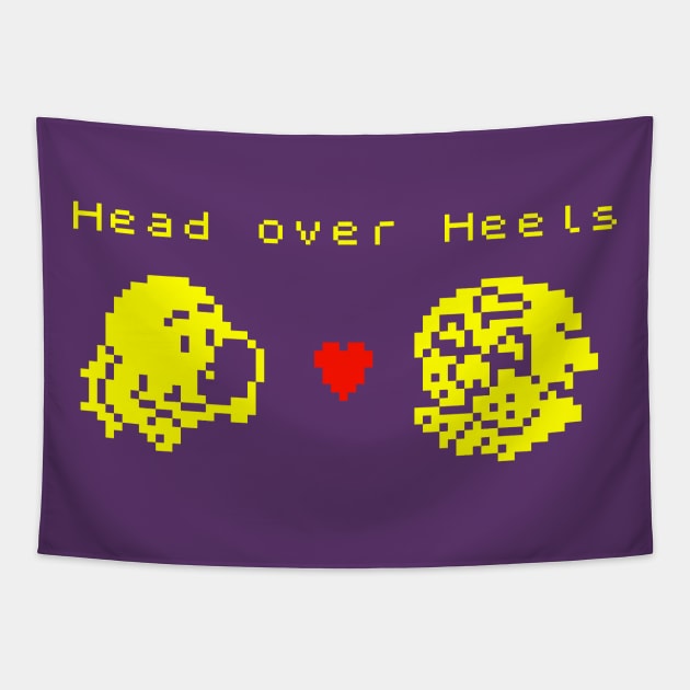 Head over Heels Tapestry by cunningmunki