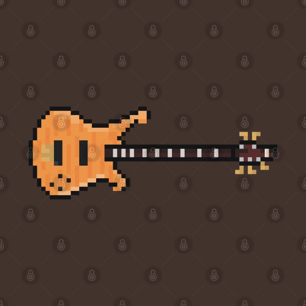 Pixel Custom Rivers Bass Guitar by gkillerb