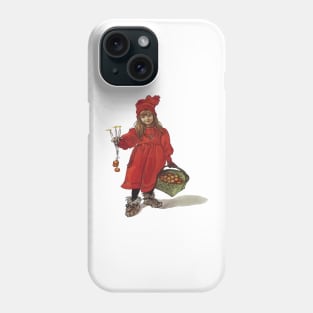 Iduna and the Magic Apples Pagan Norse Christmas Phone Case