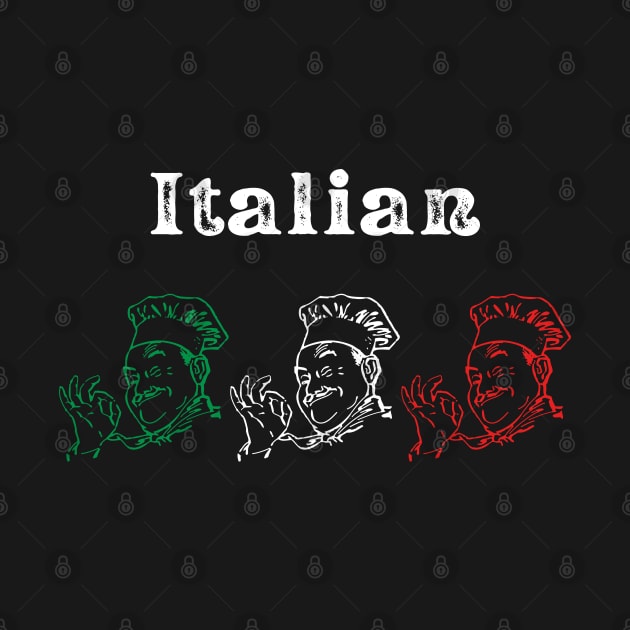 Italian Chef by Woodpile