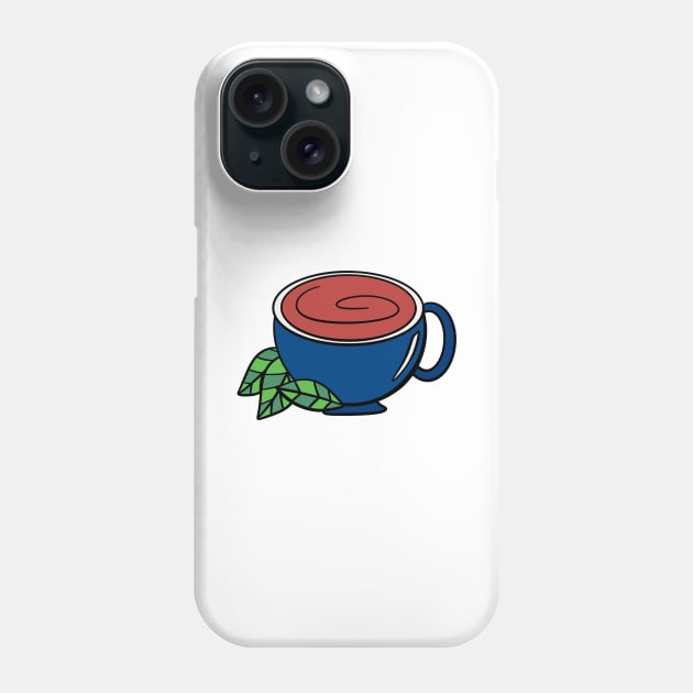 Cup of Tea Phone Case by Kelly Louise Art