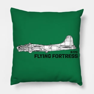 B-17 Flying Fortress - USAAF (SW) Pillow