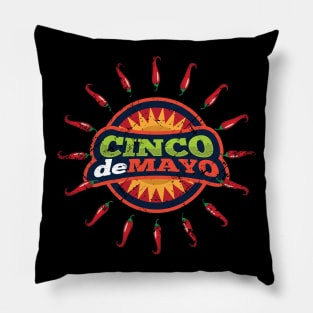 Cinco de Mayo Funny Gift Mexican Fiesta Sombrero Women Men Boys Girls Pillow