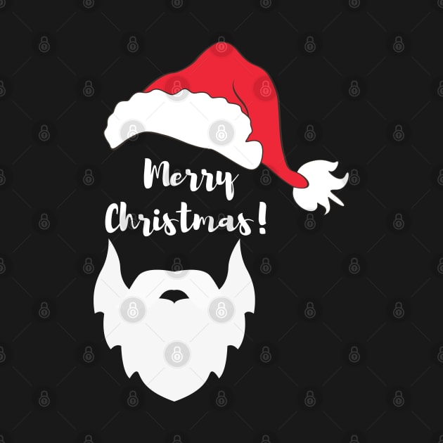 Funny Santa Beard Costume - White Fake Beard Christmas - Santa Claus Beard Costume - Merry Christmas Everyone Santa by Famgift
