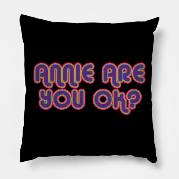 Annie are you ok II Pillow by Marco Casarin 