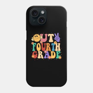 peace out fourth grade last day of school Phone Case