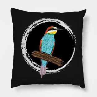 Nice Artwork showing an European Bee-Eater VI Pillow