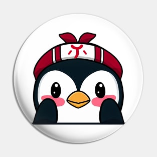 Sneaky japanese penguin so cute Pin