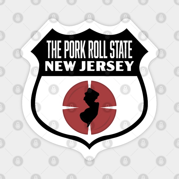 Pork Roll State Shield Magnet by DMSC