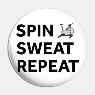 Spin Sweat Repeat Pin