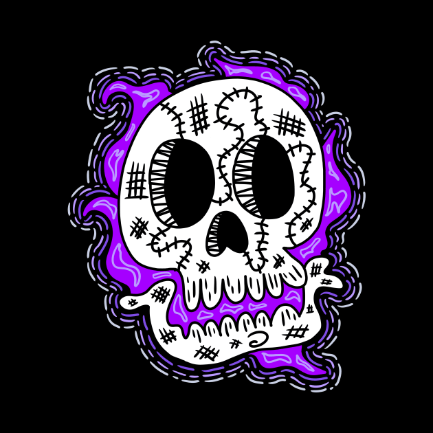 Skull Doodle #2 by mm92