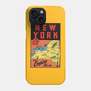 New York - The Empire State Window / Luggage Decal - 1950s Phone Case