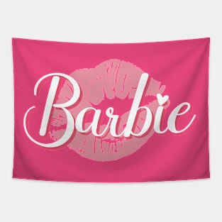 Barbie Kisses Tapestry