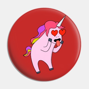 Unicorn in love Pin