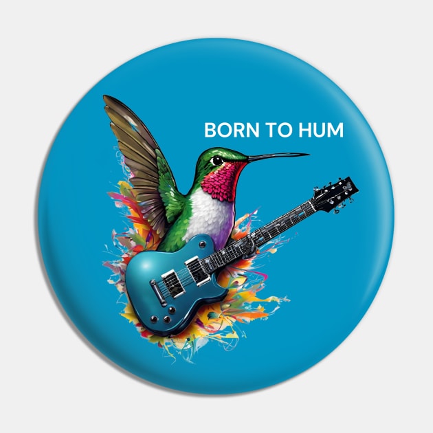 Funny Mother's Day Hummingbird Pin by TeesForThee