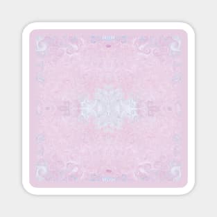 Whirly Swirls in Pink Pattern Magnet