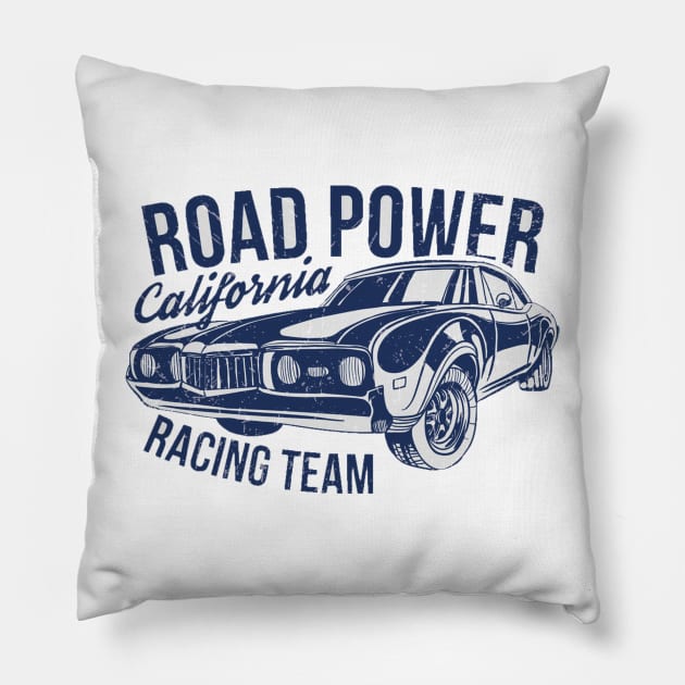 Road power Pillow by FunnyHedgehog