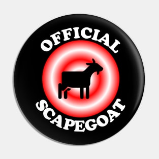 Official Scapegoat Pin