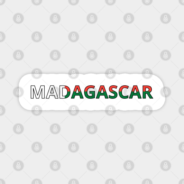 Drapeau Madagascar Magnet by Pixelforma