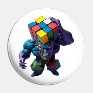 Rubik's Cube Villain Pin