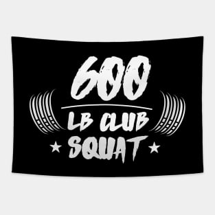 600lb Club Squat Tapestry