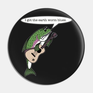 Guitar fish singing the blues Pin