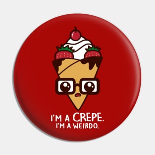 Funny Kawaii Food Crepe Desserts Creep Song Meme Pin