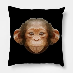 abstract chimpanzee Pillow