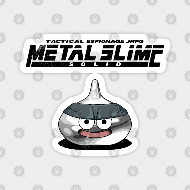 Metal Slime Solid - Black Magnet by CCDesign