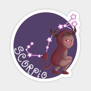 Scorpio Baby Magnet