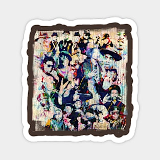 Ultimate Old School Rapper Vintage Magnet