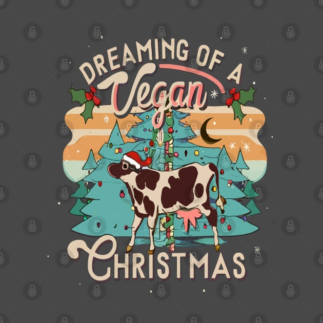 I'm Dreaming of a Vegan Christmas Funny Men Women by rhazi mode plagget
