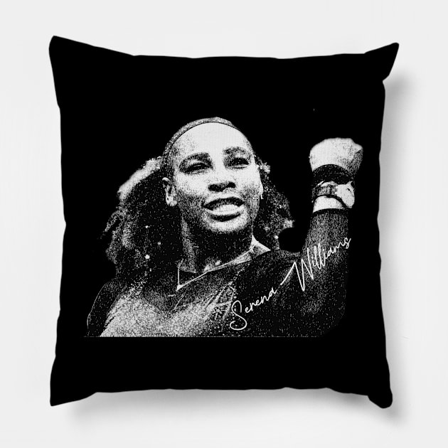 serena williams Pillow by 9ifary