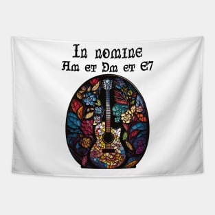 Funny Guitar Gift Retro Vintage Music Guitar Tapestry