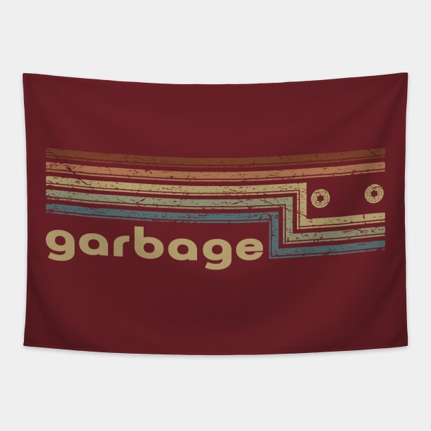 Garbage Cassette Stripes Tapestry by casetifymask