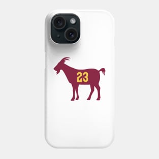 CLE GOAT - 23 - White Phone Case