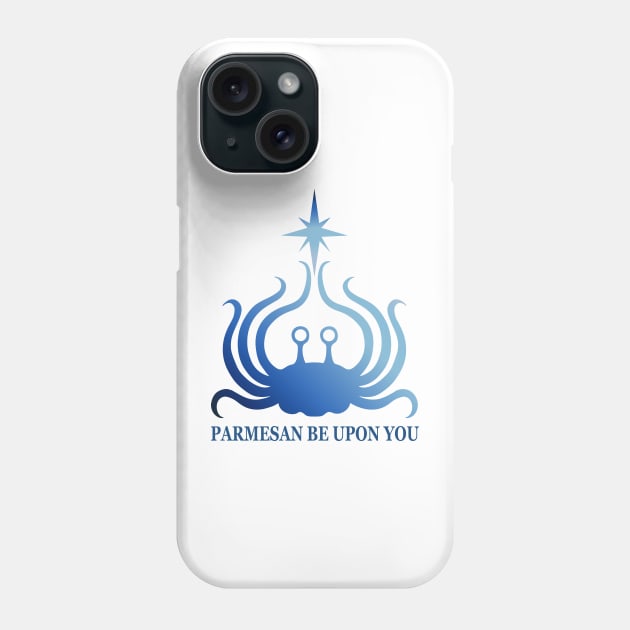 Flying Spaghetti Monster - Parmesan Be Upon You Phone Case by pastafarian