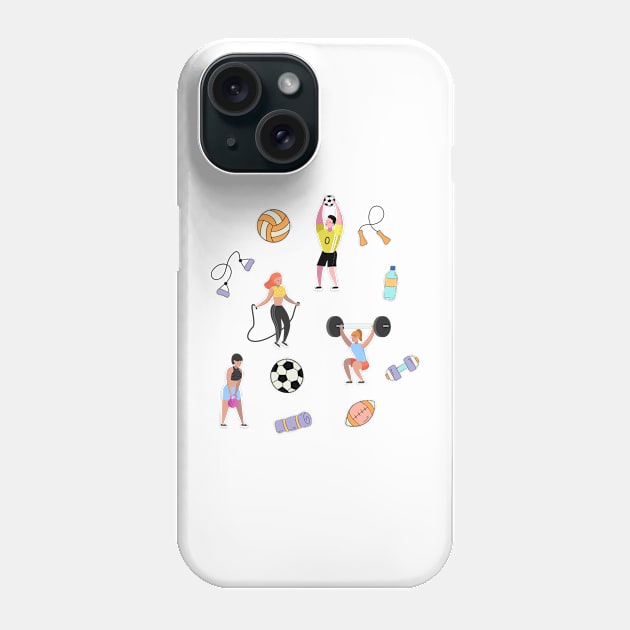 Gym Addict Phone Case by A&A