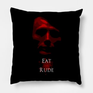 Eat The Rude Pillow