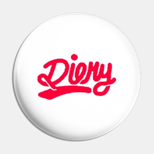 Diery Font Red Pin